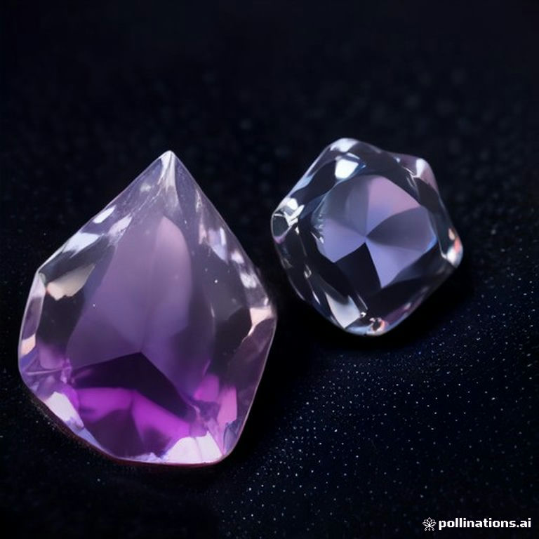 Cubic zirconia and moissanite side by side
