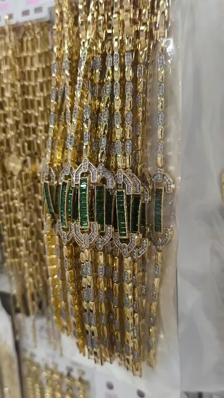 Factory Wholesale Chains & Bracelets Series 2 — 6 Reference Styles, Gold-Plated Copper, Zircon & Moissanite