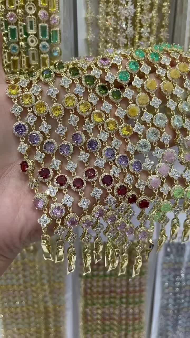 Factory Wholesale Chains & Necklaces — Gold-Plated Copper, Zircon & Moissanite
