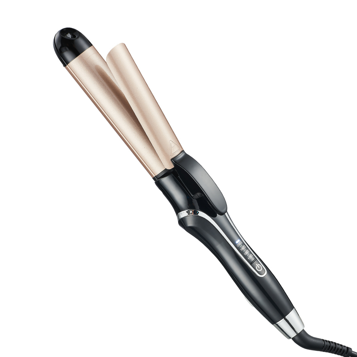 LCD 2-in-1 Hair Curler & Straightener — Ceramic 32mm Dual-Purpose Iron — AGJewel