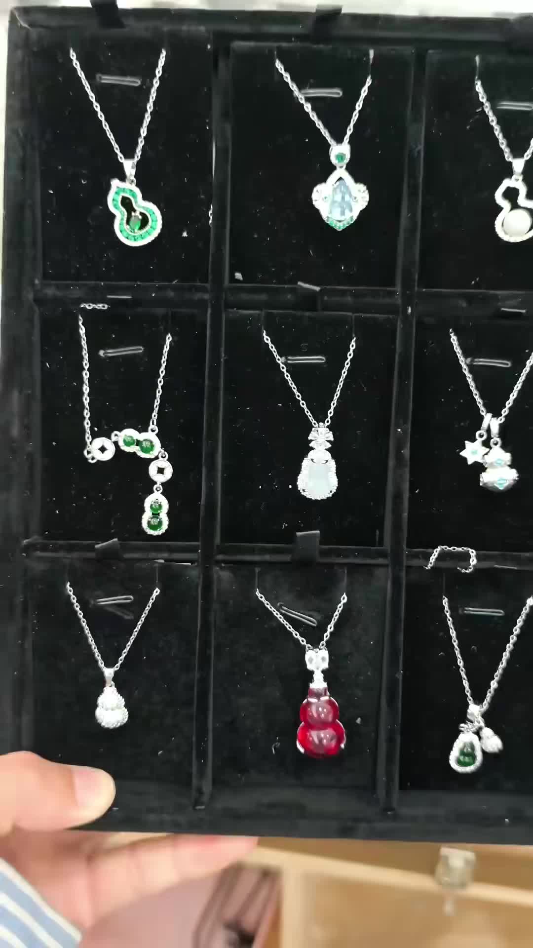 Factory Wholesale Necklaces Series 2 — Gold-Plated Copper, Zircon & Moissanite — AGJewel