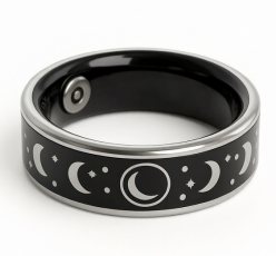 Click to zoom Smart Ring · Titanium IER-ST2621-ST/B — AGJewel